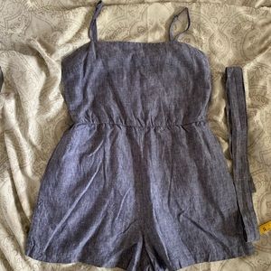 Cynthia Rowley Romper with Belt